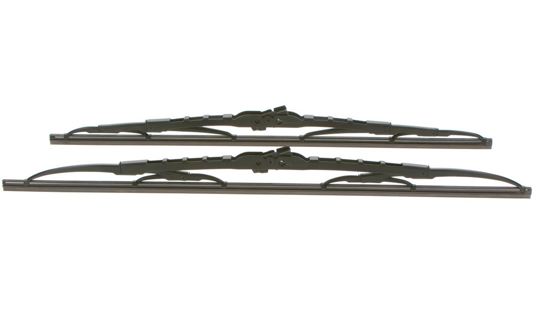 Set lamele arcuite stergator parbriz BOSCH Twin 502 3 397 118 563, 500/450 mm, fara spoiler