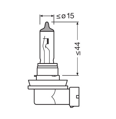 Bec halogen auto OSRAM Night Breaker 220 64211NB220, H11, 12V, 55W, PGJ19-2, cutie