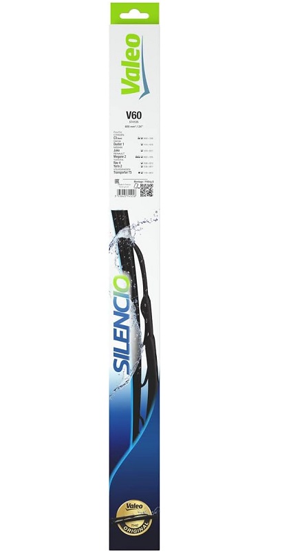 Lamela stergator arcuit auto VALEO Silencio Conventional Single V60 574125, 600 mm