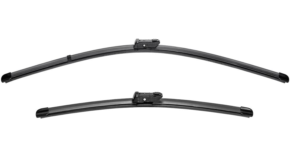 Set stergatoare parbriz auto VALEO Silencio Flat Blade Set VF863 577863, 680/520 mm, lama lata, cu spoiler
