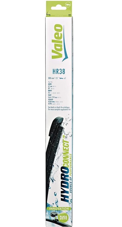 Lamela stergator auto pentru luneta VALEO Hydroconnect Rear HR38 578564, 380 mm