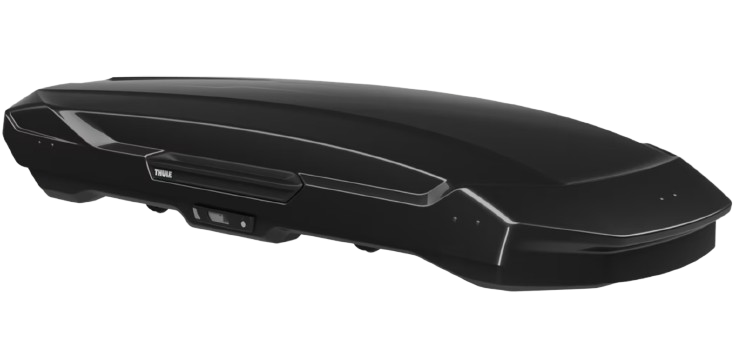 Cutie portbagaj auto THULE Motion 3 XL Low 639400, volum 400 litri, deschidere dubla, capacitate incarcare max. 75 kg, 216 x 89 x 35 cm, negru lucios