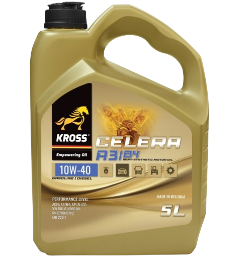 Ulei motor KROSS CELERA A3/B4 10W40 SN03021-KS-53666, volum 5 litri, semi sintetic