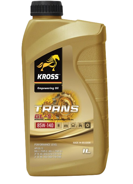 Ulei transmisiile manuale hipoide KROSS TRANS GL-5 85W140 SN40201-KS-19588, volum 1 litru, mineral