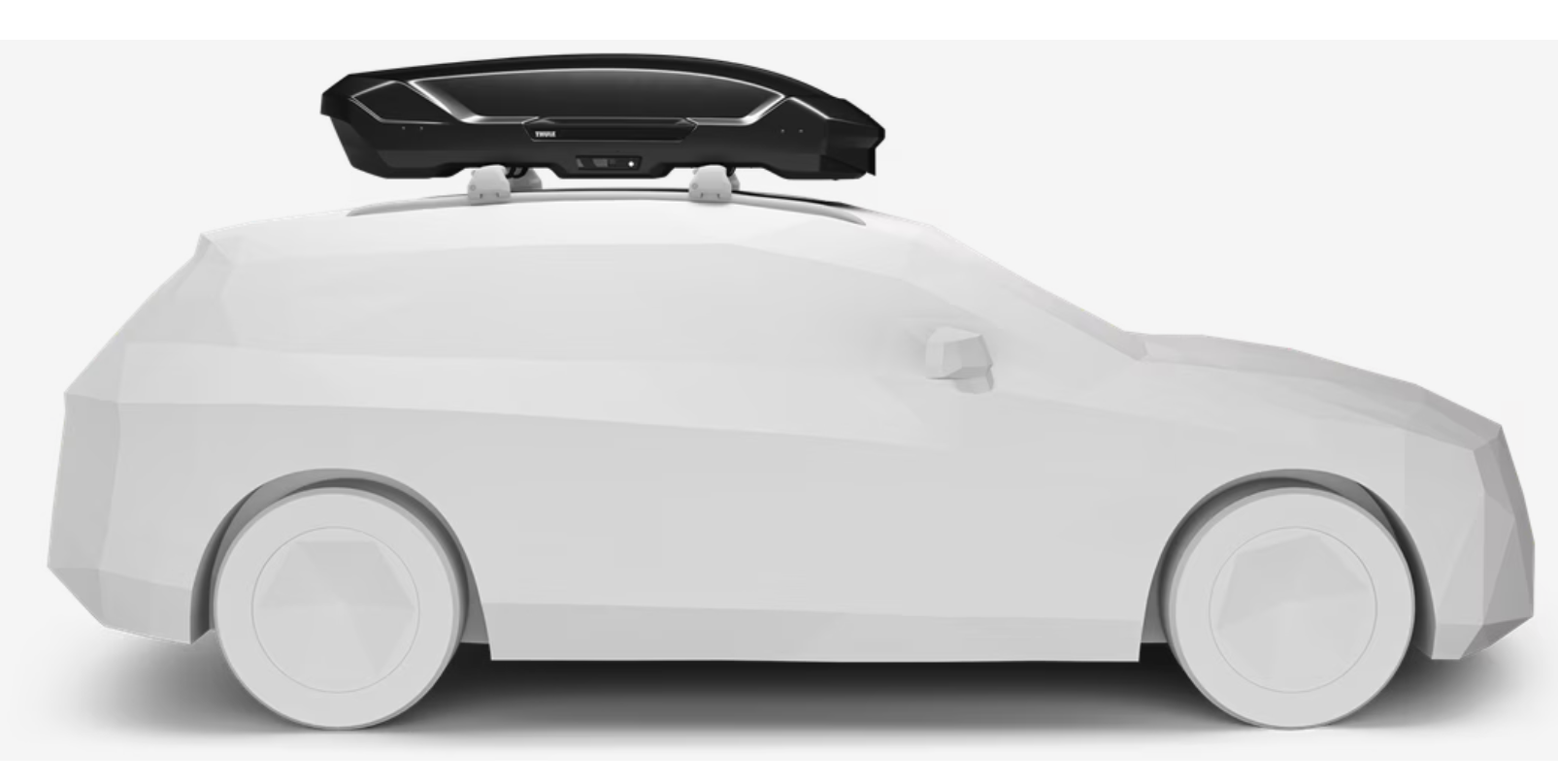 Cutie portbagaj auto THULE Motion 3 Sport 639600, volum 300 litri, deschidere dubla, capacitate incarcare max. 75 kg, 177 x 50 x 38 cm, negru lucios