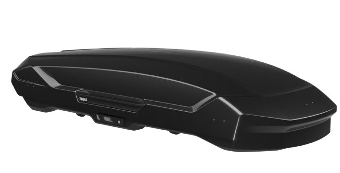 Cutie portbagaj auto THULE Motion 3 XL 639800, volum 500 litri, deschidere dubla, capacitate incarcare max. 75 kg, 215 x 89 x 43 cm, negru lucios