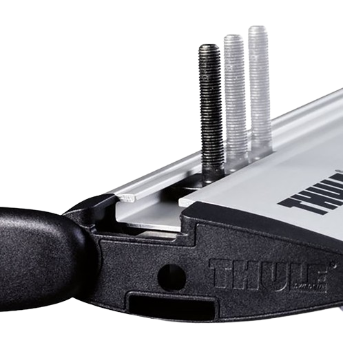 Adaptor prindere pe bare transversale THULE T-track Adapter 697-6 697604, argintiu