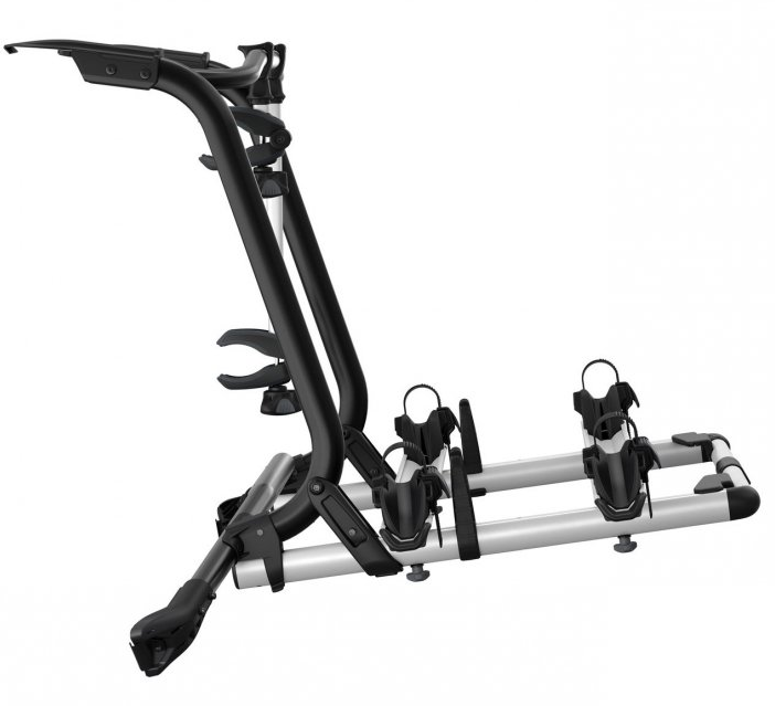 Suport 2 biciclete THULE WanderWay 911001, cu prindere pe haion VW T6, capacitate max sustinuta 60 kg, 152 x 111 x 91 cm, negru
