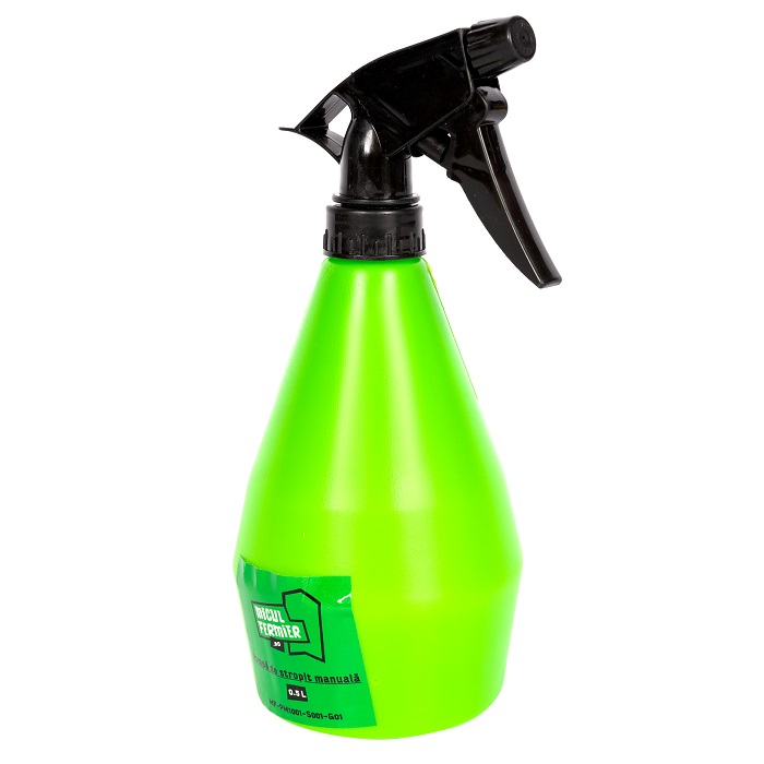Pompa de stropit manuala MICUL FERMIER MF-PM1001-S001-G01, volum 0.5 litri, temperatura max 35C