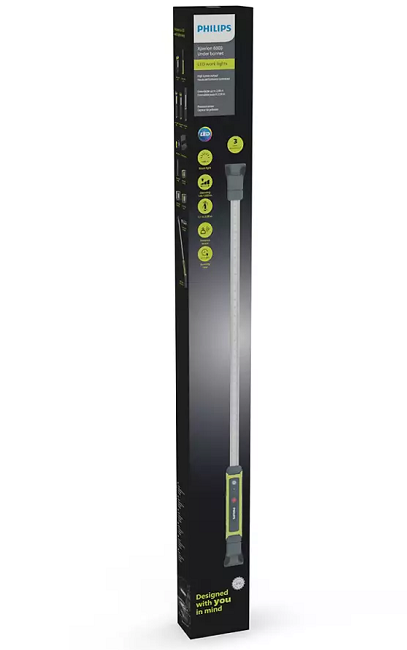 Lampa de lucru cu montare sub capota cu LED PHILIPS UNDER BONNET X60BONNX1, 1.2 W, 1200 lumeni, 3.7V, baterie Li-ion 5200 mAh, alimentare USB-C