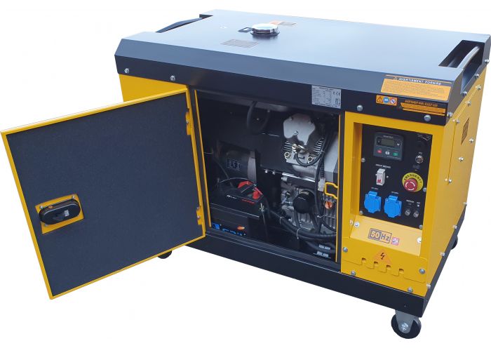 Generator insonorizat STAGER YDE15000T 11580015000T, diesel, monofazat, 11 kVA, 48 A, 3000 rpm