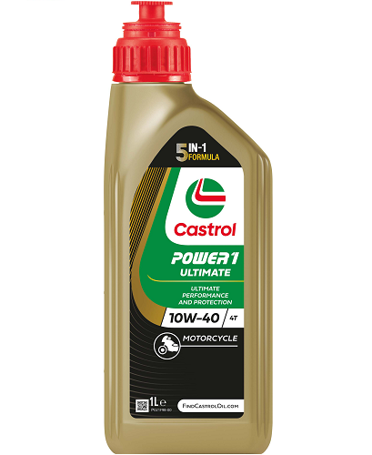 Ulei motor moto CASTROL POWER 1 Ultimate 4T 10W40, volum 1 litru, sintetic