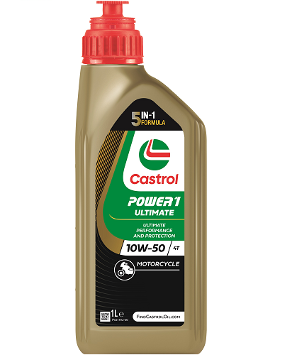 Ulei motor moto CASTROL POWER1 Ultimate 4T 10W50, volum 1 litru, sintetic