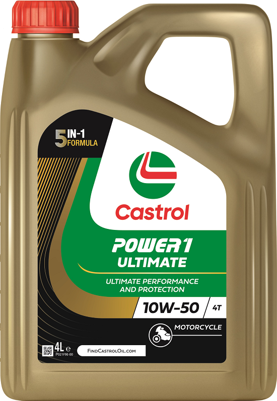 Ulei motor moto CASTROL POWER1 Ultimate 4T 10W50, volum 4 litri, sintetic