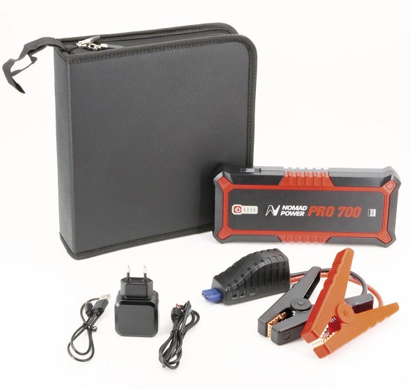 Robot pornire auto GYS Nomad Power Pro 700 027510, curent maxim pornire 1500 A, 2 porturi USB, 1 port 15 V - 10 A