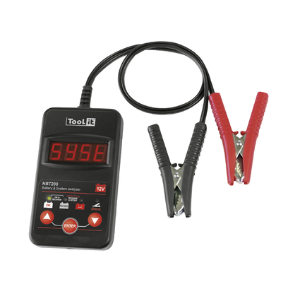 Tester baterie auto GYS NBT 200 024168, baterii compatibile 7V - 15V, 20 - 150 Ah, VRLA / GEL / AGM, afisaj digital
