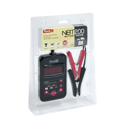 Tester baterie auto GYS NBT 200 024168, baterii compatibile 7V - 15V, 20 - 150 Ah, VRLA / GEL / AGM, afisaj digital
