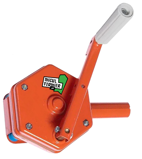 Macara manuala pentru aerisirea solariilor MICUL FERMIER MF-SS1001-S001-G01, distanta maxima antrenata 80 m, cu autoblocare