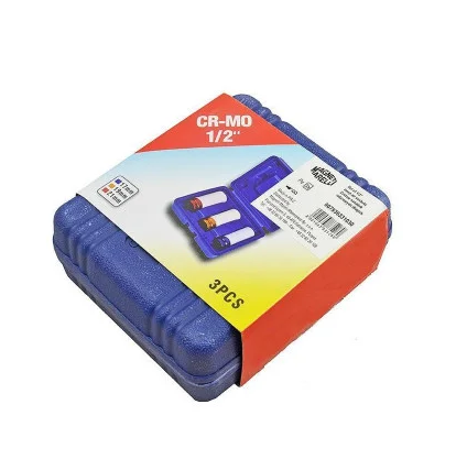 Set 3 chei tubulare de impact MAGNETI MARELLI 007936331030, prindere patra 1/2 inch, deschidere chei 17/19/21 mm, pentru jante aliaj