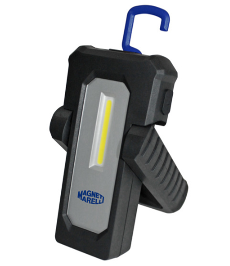 Lampa de lucru MAGNETI MARELLI 007935030040, LED COB, 2.5W, 230 lm, pivotanta, maner pliabil, magnetica, baterie reincarcabila