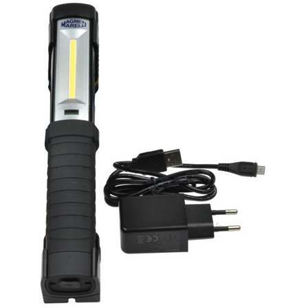 Lampa de lucru MAGNETI MARELLI 007935030150, LED COB, 3W, 300/150/50 lm, rotatie 360, baterie reincarcabila, cu carlig, magnetica