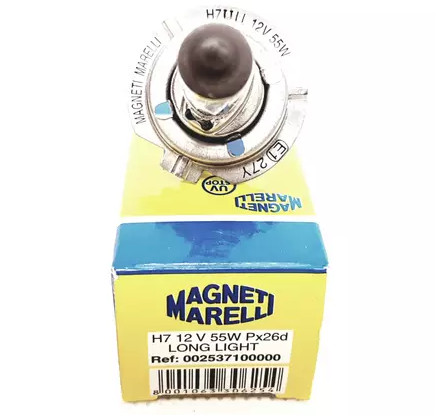 Bec auto MAGNETI MARELLI LONG LIGHT 002537100000, 12V, 55 W, H7