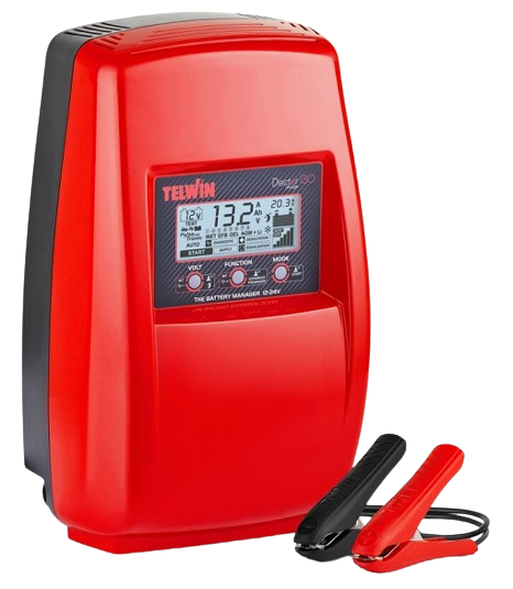 Redresor portabil pentru baterii auto TELWIN DOCTOR CHARGE 130 807599, 230 V, putere incarcare 1.8 kW, putere pornire 2 kW, curent pornire 180 A, display LCD