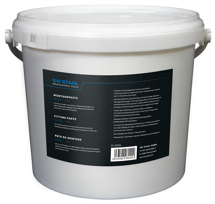 Pasta montare anvelope SW-STAHL 02132L, 5 kg, biodegradabila, alb