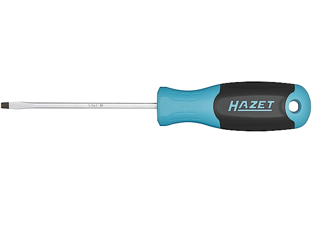 Surubelnita simpla HAZET 811-30, profil drept, 0.5 x 3 mm, lungime totala 165 mm, maner antiderapant