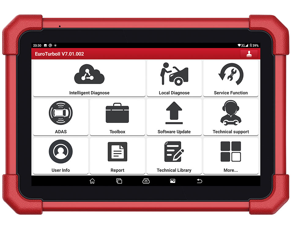 Diagnoza autoturisme LAUNCH X-431 EURO TURBO II, cu software 12 luni + Haynes Carset Electronics 12 luni, Android 10, 2.0 GHz 4 Core, 4 GB RAM, 128 GB