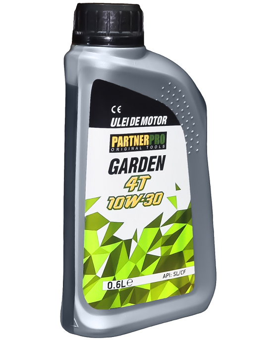 Ulei pentru masini de gradinarit cu motor 4T PARTNER Pro 14547, 10W30, volum 0.6 litri