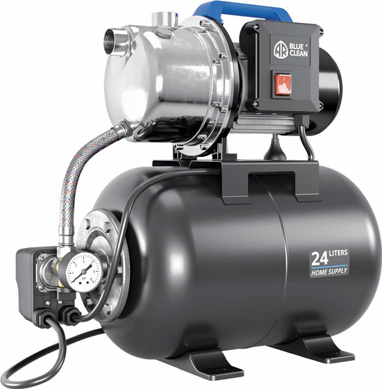 Pompa de gradina pentru apa curata ANNOVI REVERBERI ARGP 1100 XB, 1100 W, debit 76.6 l/min, 4600 l/h, inaltime max pompare 45 m, adancime max 8 m