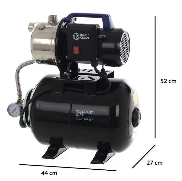 Pompa de gradina pentru apa curata ANNOVI REVERBERI ARGP 1100 XB, 1100 W, debit 76.6 l/min, 4600 l/h, inaltime max pompare 45 m, adancime max 8 m