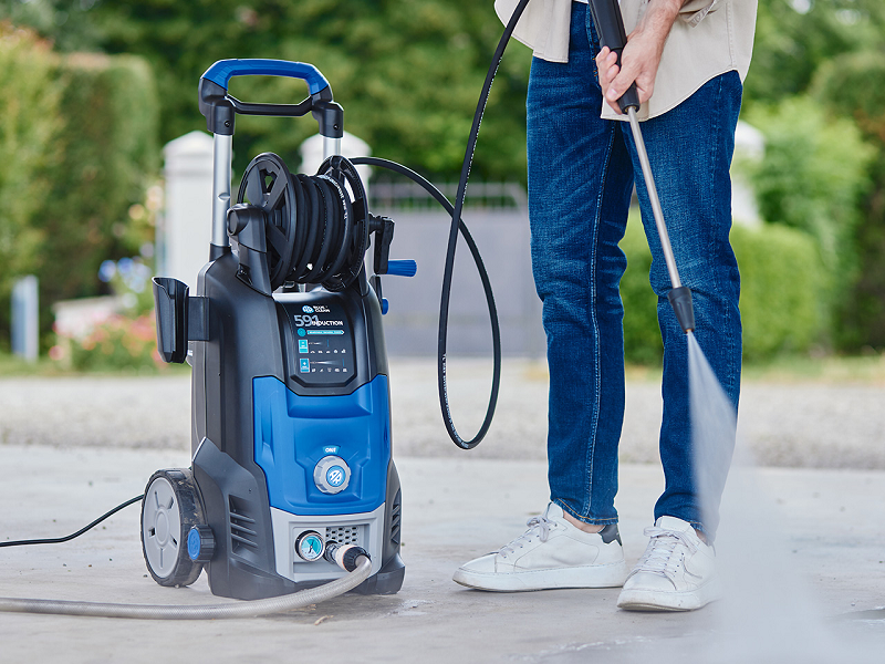 Masina de spalat cu presiune ANNOVI REVERBERI AR 591, 2.8 kW, 180 bar, debit maxim 600 l/h, 10 l/min, cu kit spumare