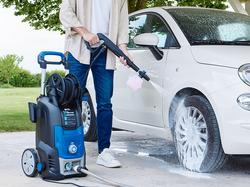 Masina de spalat cu presiune ANNOVI REVERBERI AR 591, 2.8 kW, 180 bar, debit maxim 600 l/h, 10 l/min, cu kit spumare