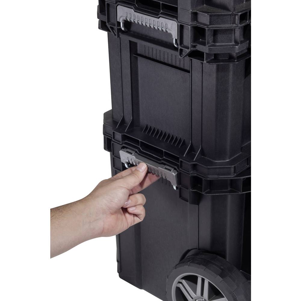 Cutie pentru scule KETER Connect 239995, volum 296 litri, 560 x 370 x 550 mm, din plastic, negru