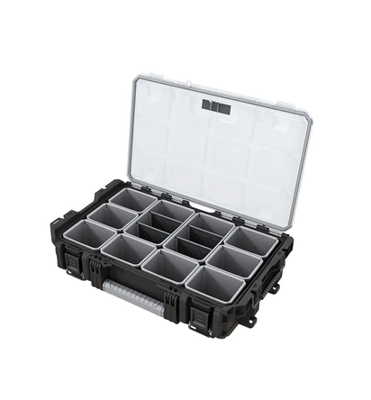 Cutie pentru scule KETER ROC Pro Gear 257190, volum 13.7 litri, 560 x 345 x 128 mm, din plastic, negru