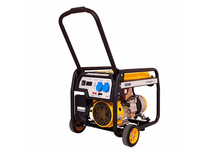 Generator STAGER FD 2500 5160002500, open-frame, 2 kW, monofazat, benzina, pornire la sfoara