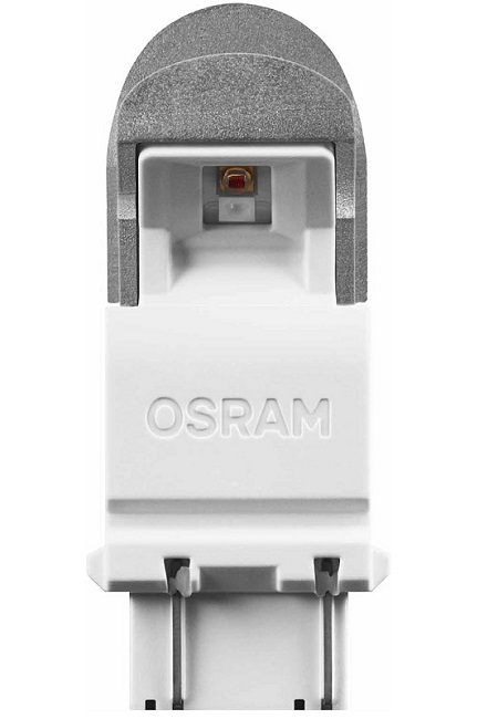 Set 2 becuri auto LED OSRAM 3557R-02B, P27/7W 2W, 12V, W2.5X16Q, rosu, blister