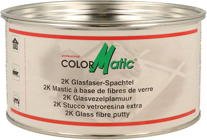 Chit profesional COLORMATIC 2K Glass Fibre Putty 702495, cutie 1.6 kg