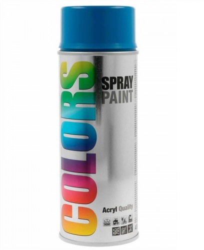 Spray vopsea retus auto COLORS RAL 5017 GL 348853, culoare albastru, 400 ml