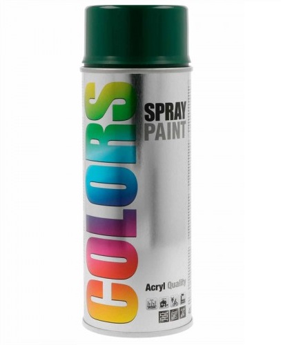 Spray vopsea retus auto COLORS RAL 6005 GL 408815, culoare verde, 400 ml