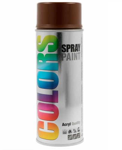 Spray vopsea retus auto COLORS RAL 8011 GL 408860, culoare maro, 400 ml