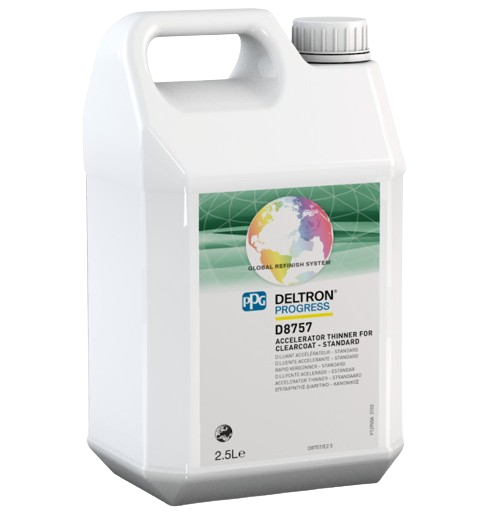 Accelerator diluant pentru lac PPG D8757 Accelerator Thinner For Clearcoat - Standard, volum 2.5 litri