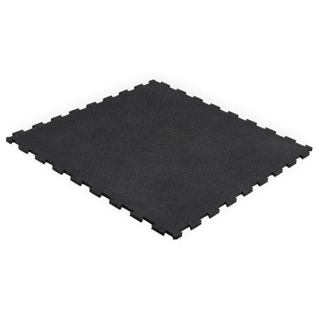 Covoras fitness, yoga tip puzzle REBEL RBA-3154-15, dimensiuni 100 x 100 cm, grosime 1.5 cm, material cauciuc, negru