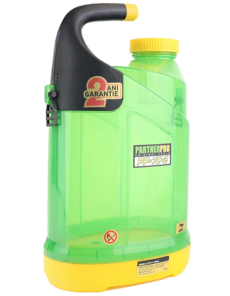 Pompa de stropit cu acumulator PARTNER PRO PP-7C-2 14634, volum rezervor 7 litri, 5V, 0.25 Mpa, acumulator Li-Ion 2500 mAh, incarcare USB