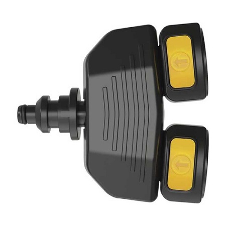 Splitter furtun pentru 2 duze STANLEY 46426, din plastic, pentru masinile de spalat cu presiune Stanley SXPW25DTS si SXFPW27DTS