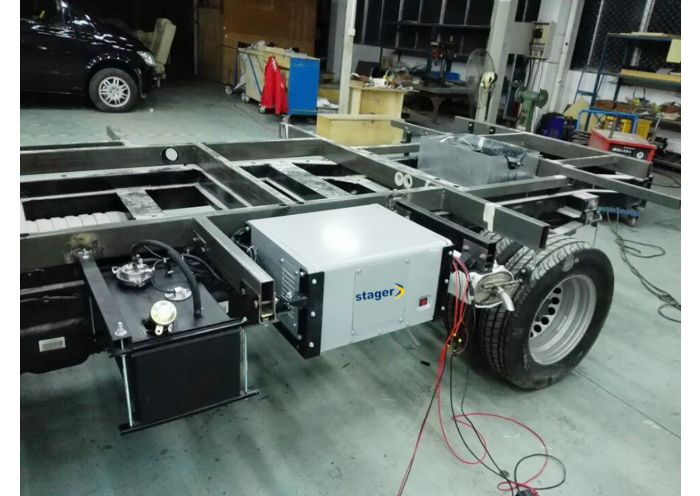 Generator digital STAGER YGE3500Vi 1158003500VI, invertor, monofazat, 3 kW, benzina, pornire electrica, autorulote