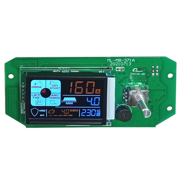 Placa de control cu encodor cu display ProWELD 703113, 110 x 50 x 35 mm, reglaj max amperaj pentru 160A