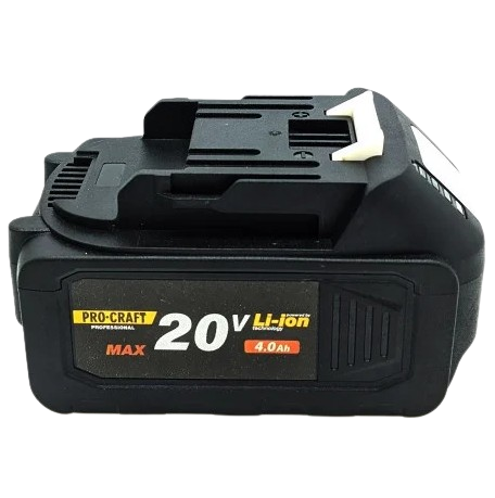 Acumulator Li-Ion PROCRAFT 14604, tensiune 20V, capacitate 4 Ah